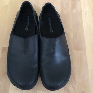 Merrell women’s Femmes Black leather sz 8.5